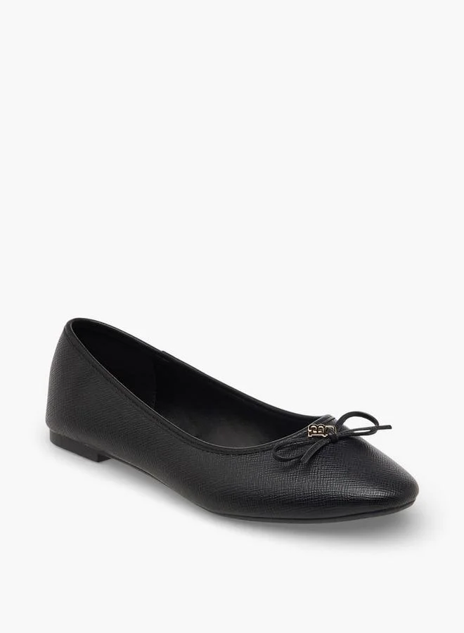 Flora Bella By Shoexpress BLACK Flora Bella Women Bow Detail Ballerina Shoes for Women | Best Price UAE